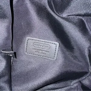 Coach Vintage Y2K Retro Gray Black Leather Buckle Signature Bucket Hat Size P/S Coach | Accessories | Coach Vintage Y2k Retro Gray Black  main image 2